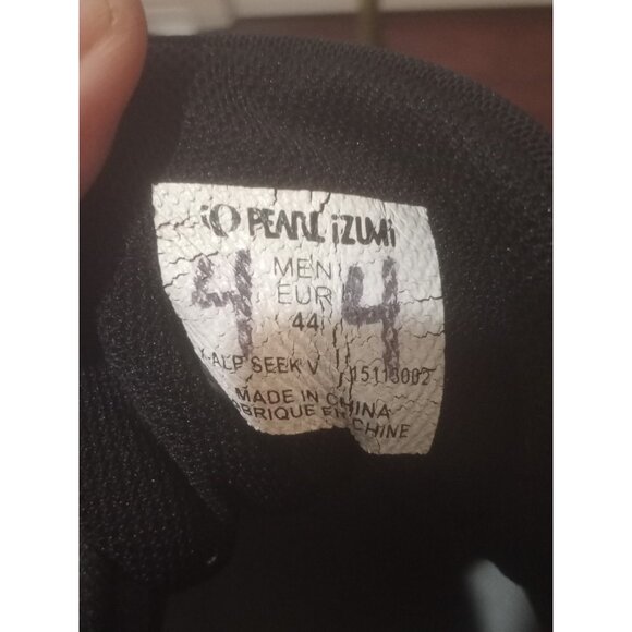 Pearl Izumi Men's X-Alp Seek V Black/Grey/Orange Bike Clip-In Shoes Size 44 (11) - Picture 2 of 16
